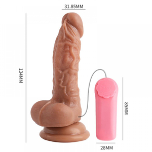 Vibrador Pênis Realístico Com Vibração Multivelocidade Vibe Toys