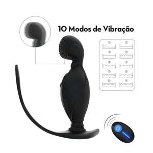 Massageador De Próstata Com Anel Peniano Chloe 10 Vibrações Vibe Toys