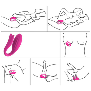 Vibrador De Casal Com Controle 12 Modos De Vibrações Ariel Vibe Toys