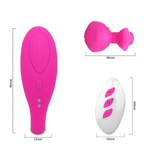 Vibrador De Casal Com Controle 12 Modos De Vibrações Ariel Vibe Toys