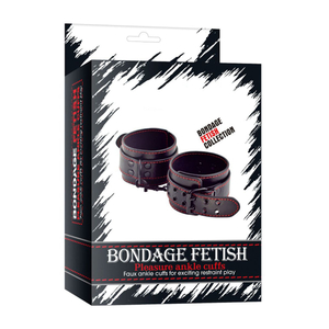 Tornozeleira Com Corrente E Fivelas Linha Bondage Fetish Lovetoy