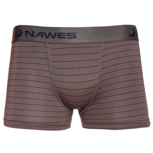 Cueca Boxer Em Microfibra Listras Giz Nawes