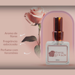 Pheros D’la Rose Perfume Feminino 20ml Kgel