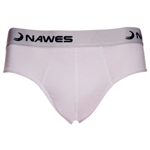 Cueca Slip Algodão Lateral Canelada E Elástico Personalizado Nawes