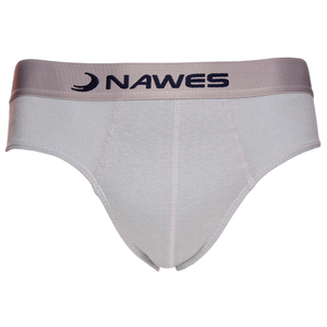 Cueca Slip Algodão Lateral Canelada E Elástico Personalizado Nawes