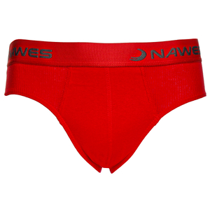 Cueca Slip Algodão Lateral Canelada E Elástico Personalizado Nawes