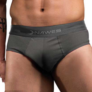 Cueca Slip Algodão Lateral Canelada E Elástico Personalizado Nawes