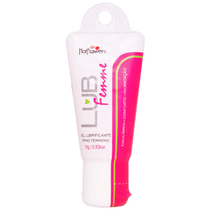 Lub Femme Lubrificante ínitmo Feminino 15g Hot Flowers