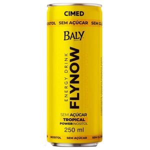 Flynow Baly Energy Drink Tropical Zero Açúcar Lata 250ml Cimed