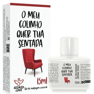 O Meu Colinho Quer Tua Sentada Kit Gel Retardante Masculino 15ml E Tatuagem  Segred Love