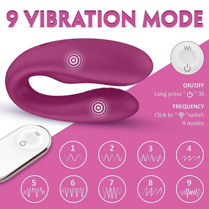 Vibrador Viviana Casal Com Controle Remoto 9 Nivel De Vibração Vibe Toys