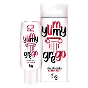 Yummy Grego Extra Hot Gel Beijável 15g Sexy Fantasy