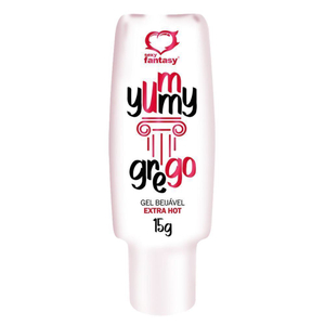 Yummy Grego Extra Hot Gel Beijável 15g Sexy Fantasy