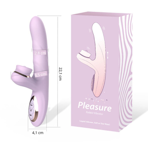 Vibrador Ponto G 3 Modos Vai E Vem 7 Modos De Vibração Com Batidinhas Pleasure