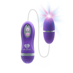 Vibrador Bullet Egg Com Led Luminoso E Controle 30 Vibraçoes Vibe Toys