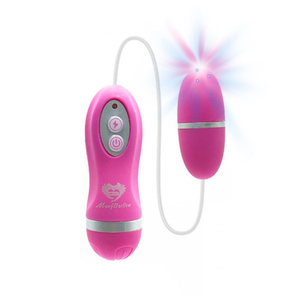 Vibrador Bullet Egg Com Led Luminoso E Controle 30 Vibraçoes Vibe Toys