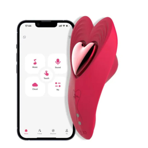 Vibrador De Calcinha Formato De Coração 9 Vibrações App Controll