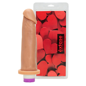 Prótese Com Vibrador Interno 20 X 5cm êxtase