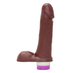 Prótese Com Vibrador Interno E Escroto 17 X 3,5cm êxtase