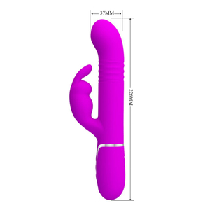 Vibrador Rabbit Coale 4 Modos De Vai E Vem E Rotação Pretty Love