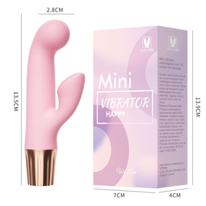 Vibrador Ponto G Flat Recarregável 10 Modos De Vibração Vibe Toys