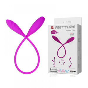 Vibrador Duplo Snaky Vibe 7 Modos De Vibração Pretty Love