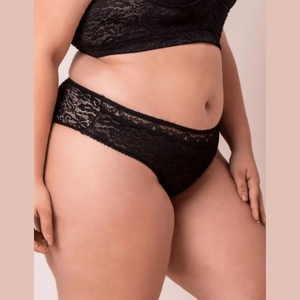 Calcinha Plus Size Cavada Renda Nayane