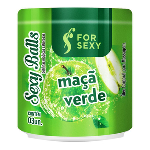 Sexy Balls Beijável óleo Corporal Em Bolinha 3uni Forsexy