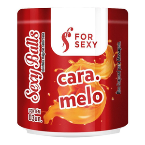 Sexy Balls Beijável óleo Corporal Em Bolinha 3uni Forsexy