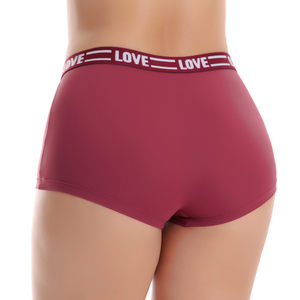 Calcinha Boxer Feminina Drika Com Elástico Personalizado Patitex