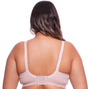 Sutiã Plus Size Redutor Em Algodão Base Bojo Renda Econfort Lingerie