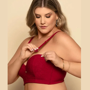 Sutiã Plus Size Corpete Tomara Que Caia Com Bojo Nayane