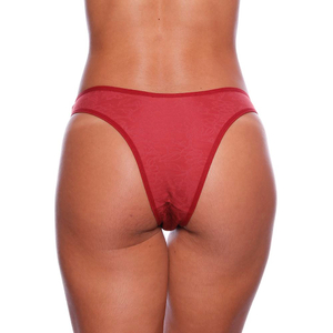 Calcinha Tanga Asa Delta Detalhes Flor Nayane Lingerie