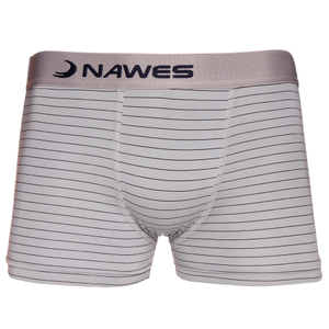 Cueca Boxer Em Microfibra Listras Giz Nawes