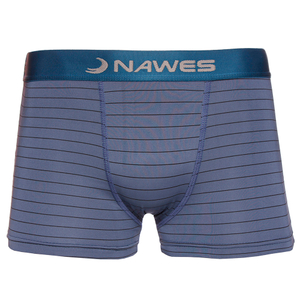 Cueca Boxer Em Microfibra Listras Giz Nawes