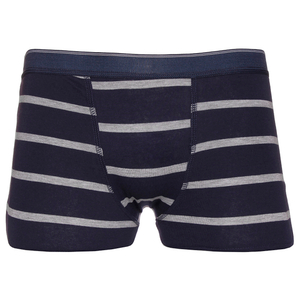 Cueca Boxer Adulto Em Algodão Com Listras Nawes