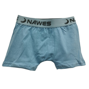 Cueca Boxer Infantil Lisa Em Algodão Nawes