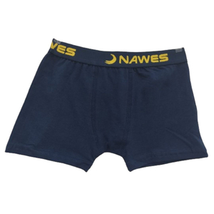 Cueca Boxer Infantil Lisa Em Algodão Nawes