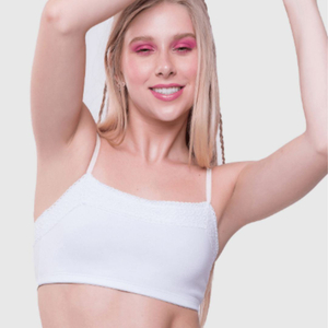 Sutiã Top Cropped Sem Bojo Infanto Juvenil Econfort Lingerie