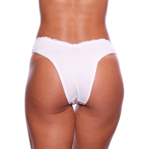 Calcinha Tanga Asa Delta Detalhe Lateral Em Renda Econfort Lingerie