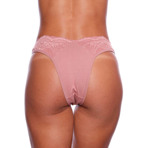 Calcinha Tanga Asa Delta Detalhe Lateral Em Renda Econfort Lingerie