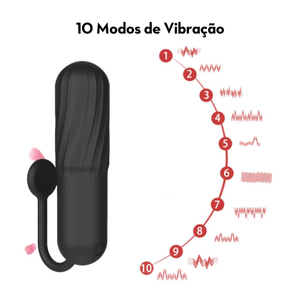 Cápsula Vibratória Com Cerdas Massageadoras Vibe Toys