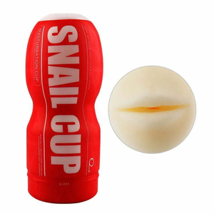 Masturbador Masculino Snail Cup Formato De Boca Vibe Toys