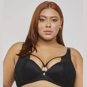 Sutiã Plus Size Base Bojo Alça Strappy Nayane Lingerie