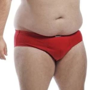 Cueca Slip Plus Size Lisa Em Algodão Nawes