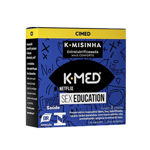 Sex Education Netflix Preservativos K-misinha Extralubrificada Com 3 Unidades Cimed