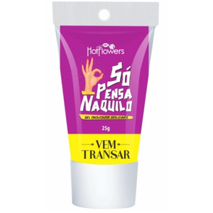 Só Pensa Naquilo Gel Deslizante Vem Transar 25g Hot Flowers