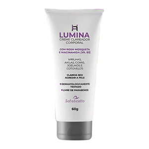 Lumina Creme Clareador Corporal Com Rosa Mosqueta E Niancinamida 60g Sofisticatto