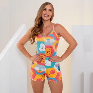 Short Doll Blogueirinha Turma Ursinho Pooh Amável Moda íntima