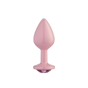 Plug Anal Com Glitter E Pedra Tamanho P Linha Lite Sexy Fantasy